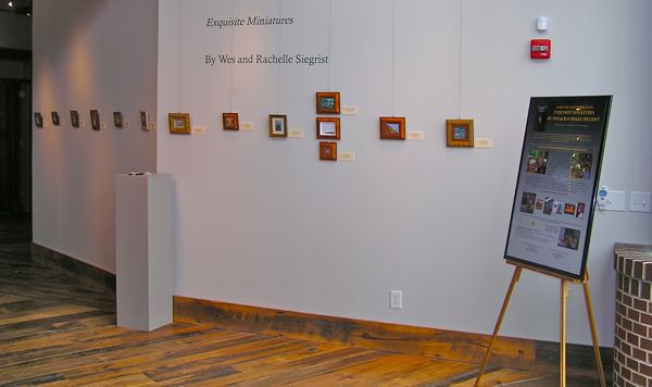 Siegrist Exhibition at the Yadkin Cultural Arts Center, Yadkinville, NC