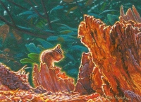 miniature painting of a chipmunk