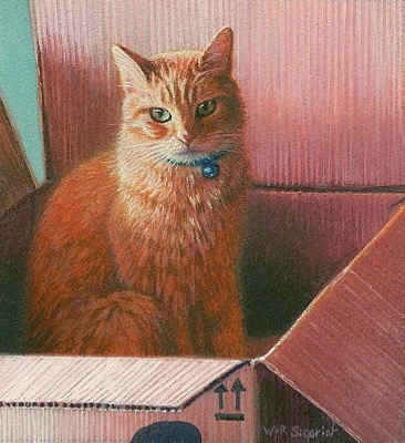 Commissioned Cat Painting by Wes and Rachelle Siegrist