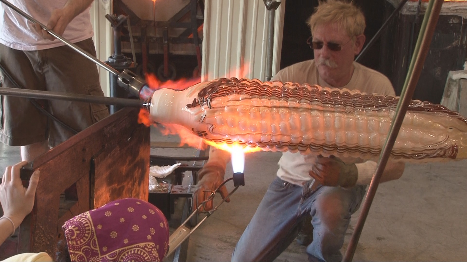 Mick Meilahn Working in Studio